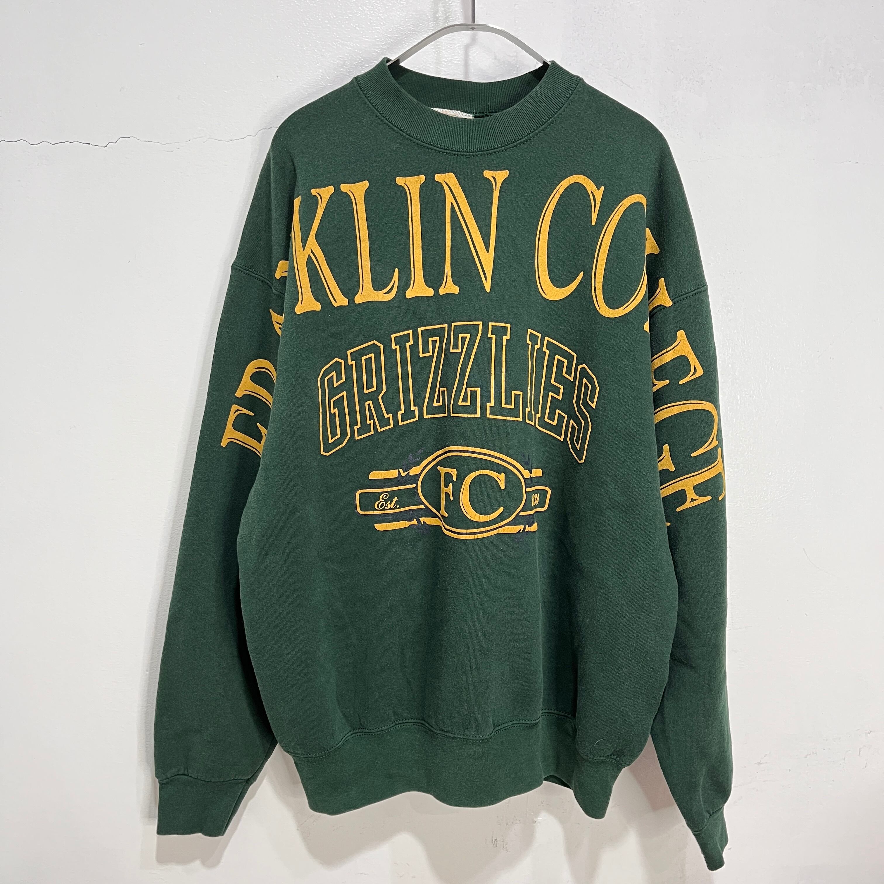 カレッジロゴスウェット　カーキ カレッジロゴスウェット【新色追加】 – mero boutique 2018