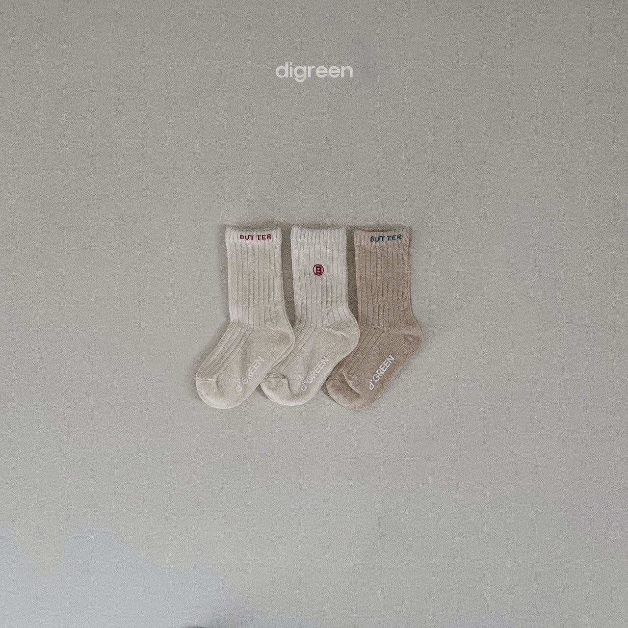 【予約】digreen Butter socks set