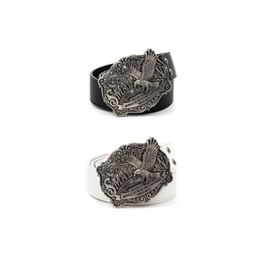 【DRIP6861】STKD Eagle Engraved Big Metal Buckle Belt