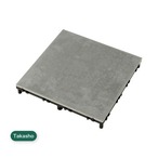 タカショー敷くだけタイル磁器 ９枚組 JBG-BC/9S ベージュ／ダークグレー／ライトグレー