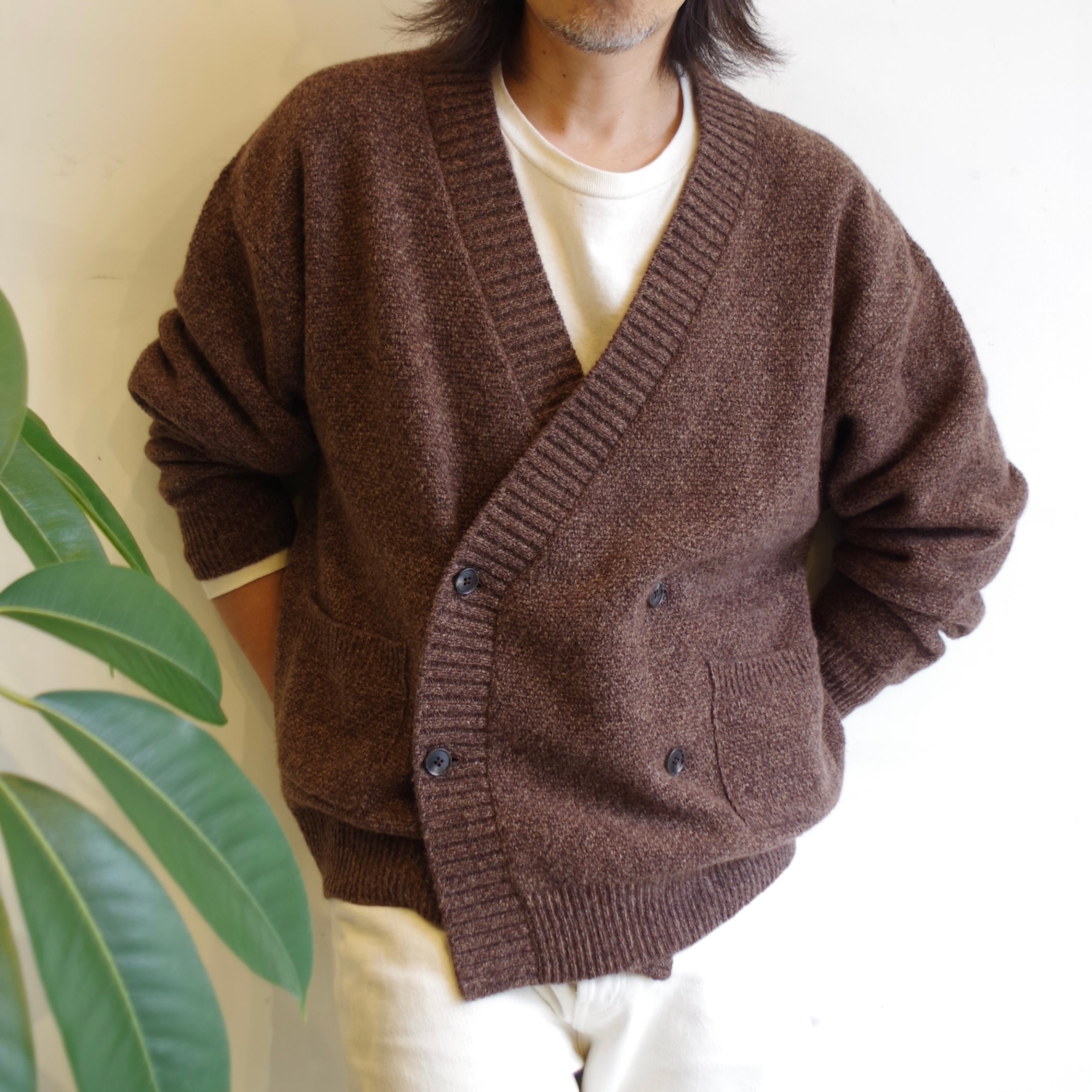 meanswhile DOUBLE KNIT CARDIGAN サイズ1 未使用
