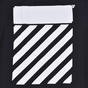 Off-White  DIAG LS T-SHIRT BLACK WHITE (WOMEN)