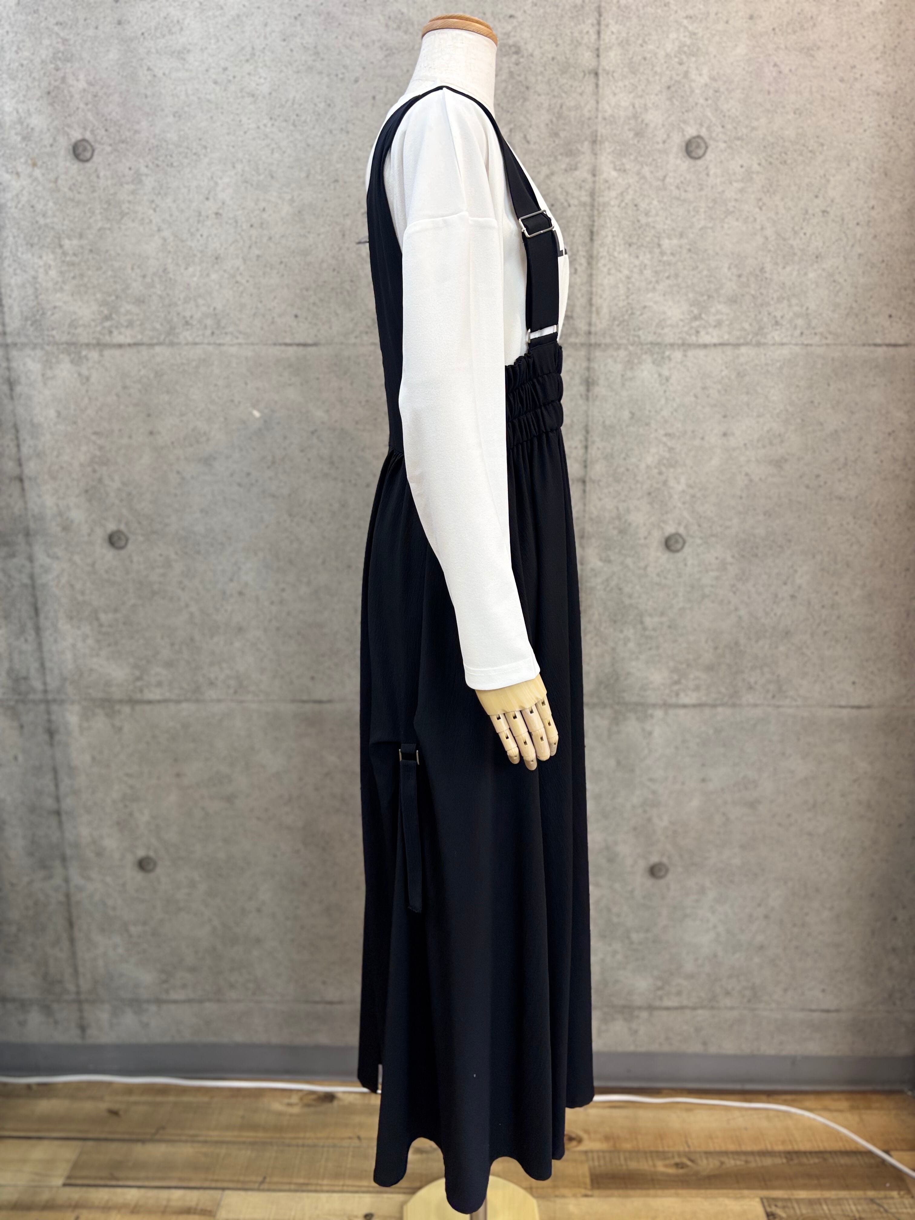 SALE】NUS(ヌース) バイカラーフロントジップジャンパースカート 2way