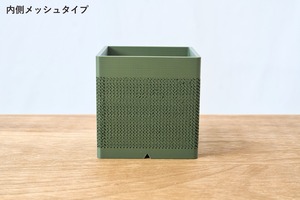 しかく鉢(3号サイズ)｜抹茶グリーン
