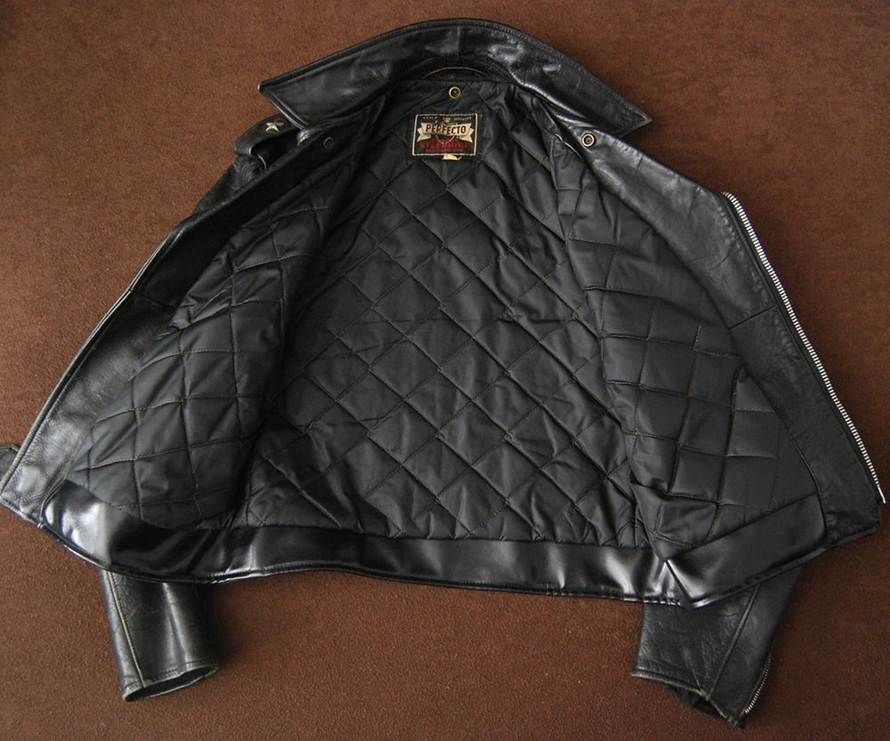 超美品　Schott Perfecto ワンスターライダースジャケット 38 50s PERFECTO Schott Bros ONE STAR 44 | SECOND TIME GLORY