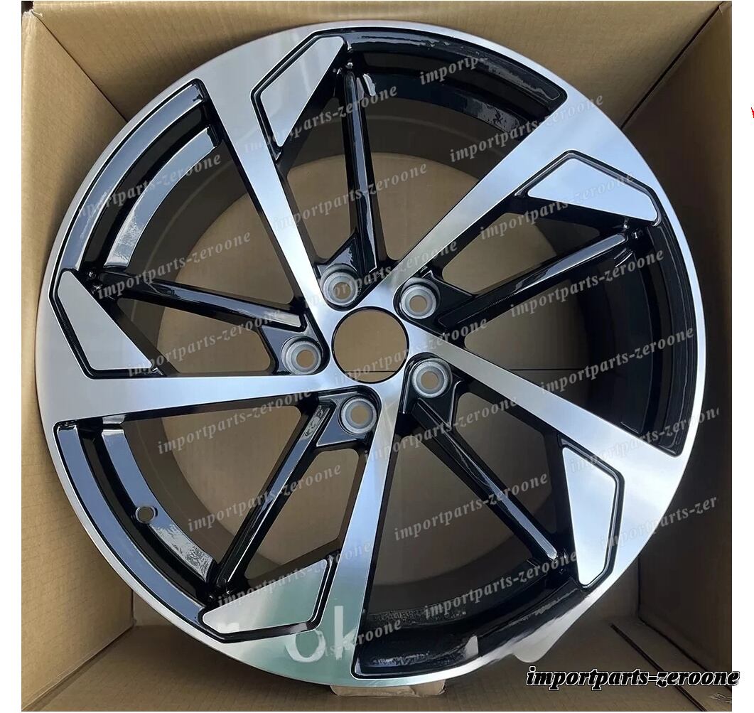 18インチ RS スタイル ブラック ホイール アウディ A3 A4 A5 A6 A8 S4
