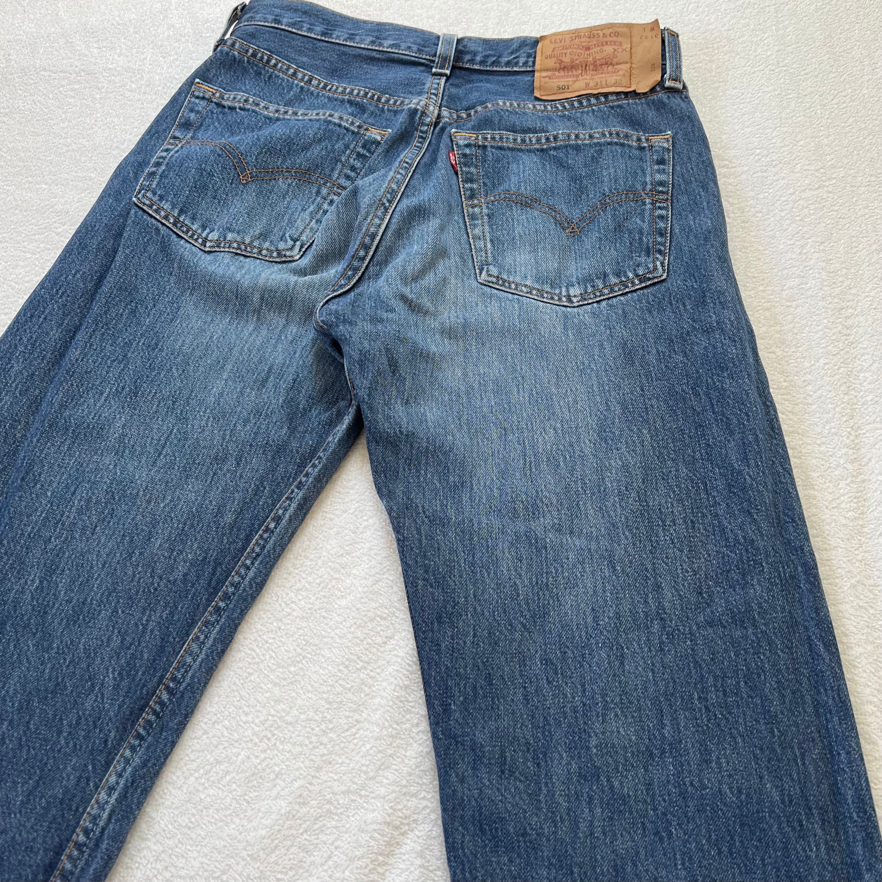 Levi's 501 USA製 W31 リーバイス デニム ジーンズ 90's 濃紺 Levi's 501 USA製 W31 リーバイス デニム ジーンズ 90's 濃紺