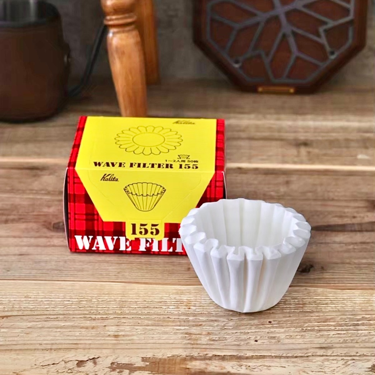 Kalita ウェーブフィルター 155（50枚） | COFFEE LAB KOMAMEYA