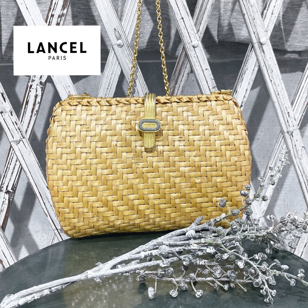 LANCEL > ランセルヴィンテージラタンショルダーバッグ | JVINTAGE