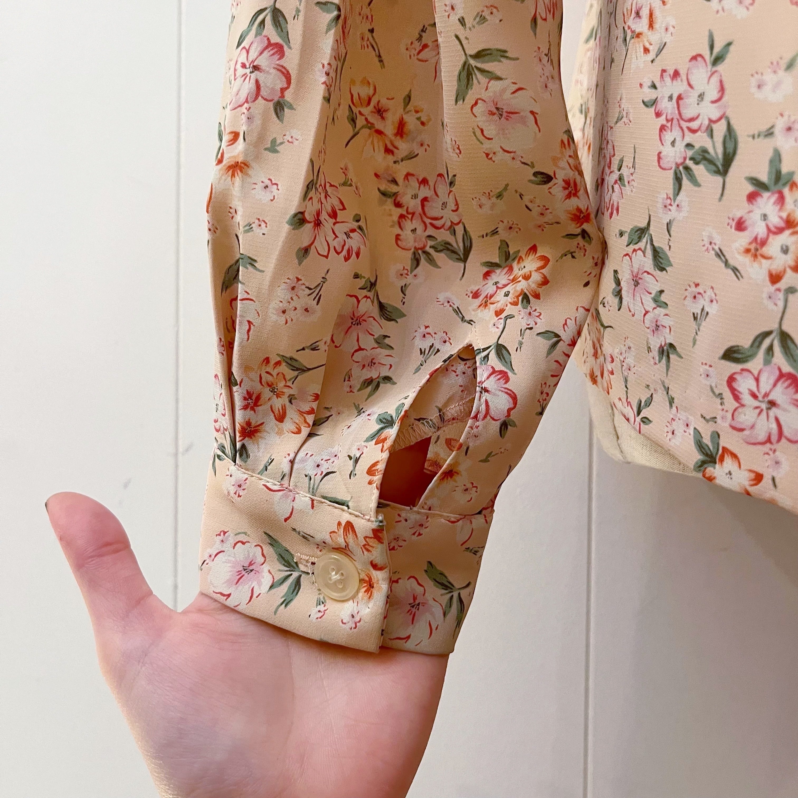 pale pink sailor collar blouse