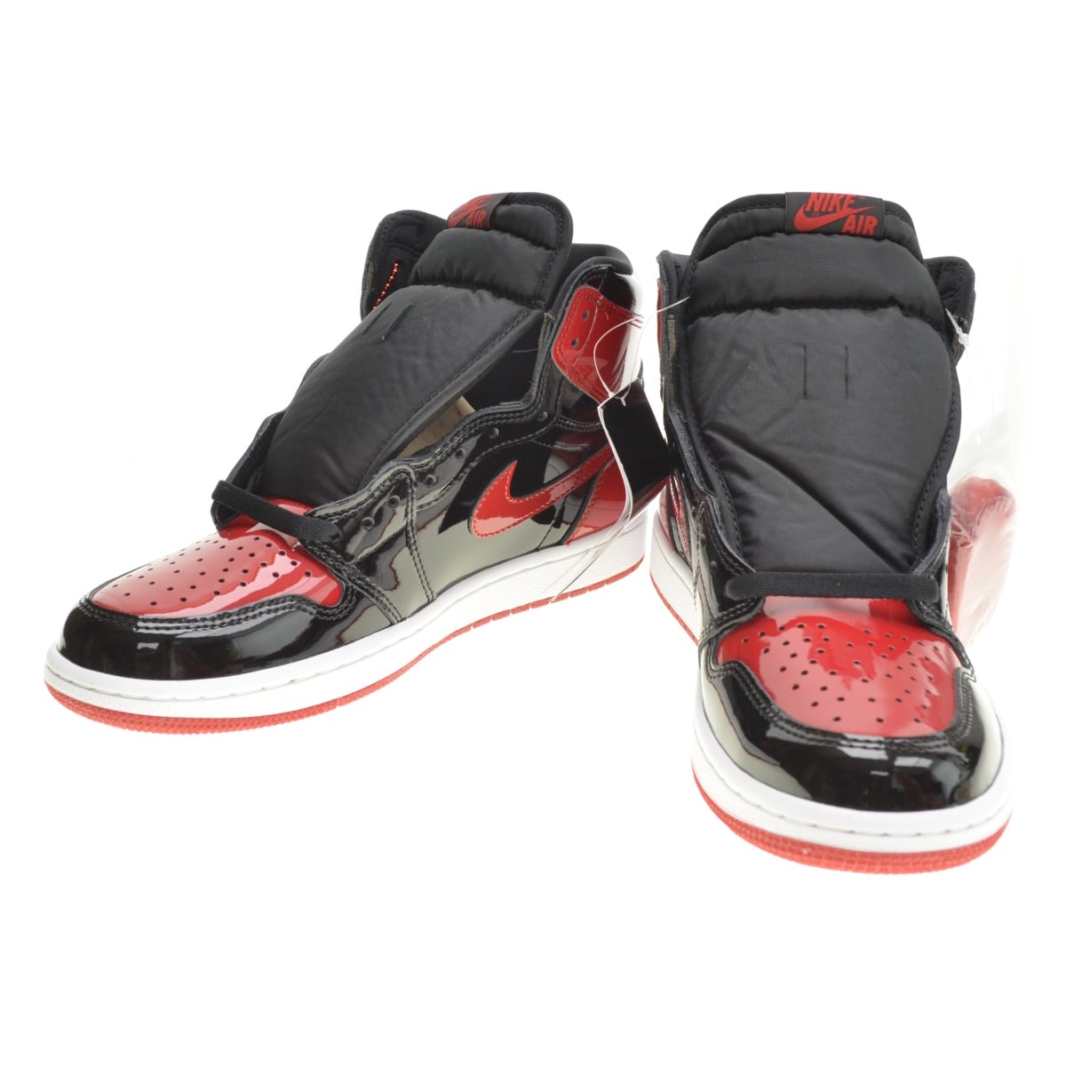 ナイキ  AIR JORDAN 1 HIGH RETRO OG PATENT BRED 555088-063 エアジョーダン1ハイオージーパテントブレッドスニーカー  メンズ 29cm