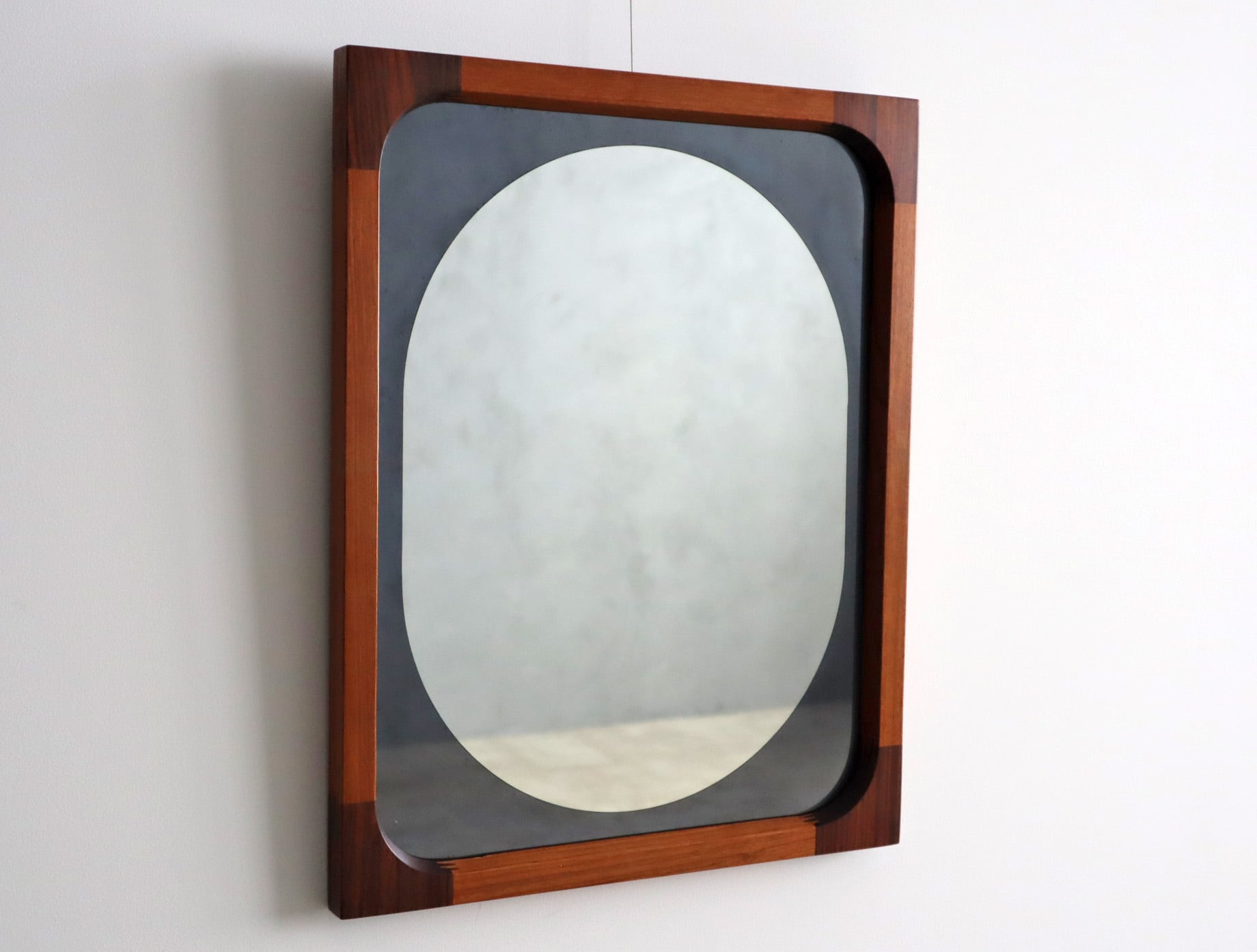 秋田木工 チーク＆ローズウッド ウォールミラー | fismic