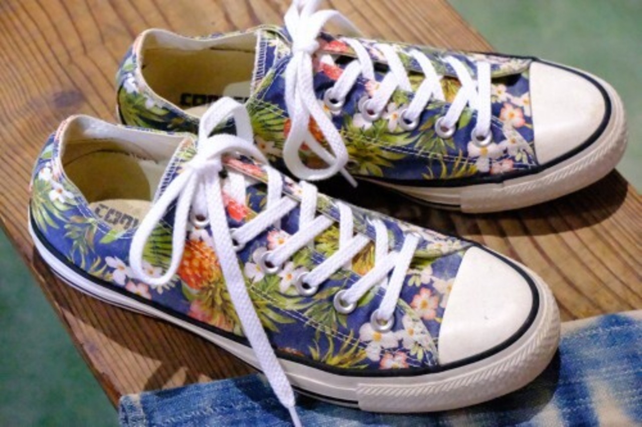 CONVERSE ALL STAR botanical printed LO Sneakers | GARYO