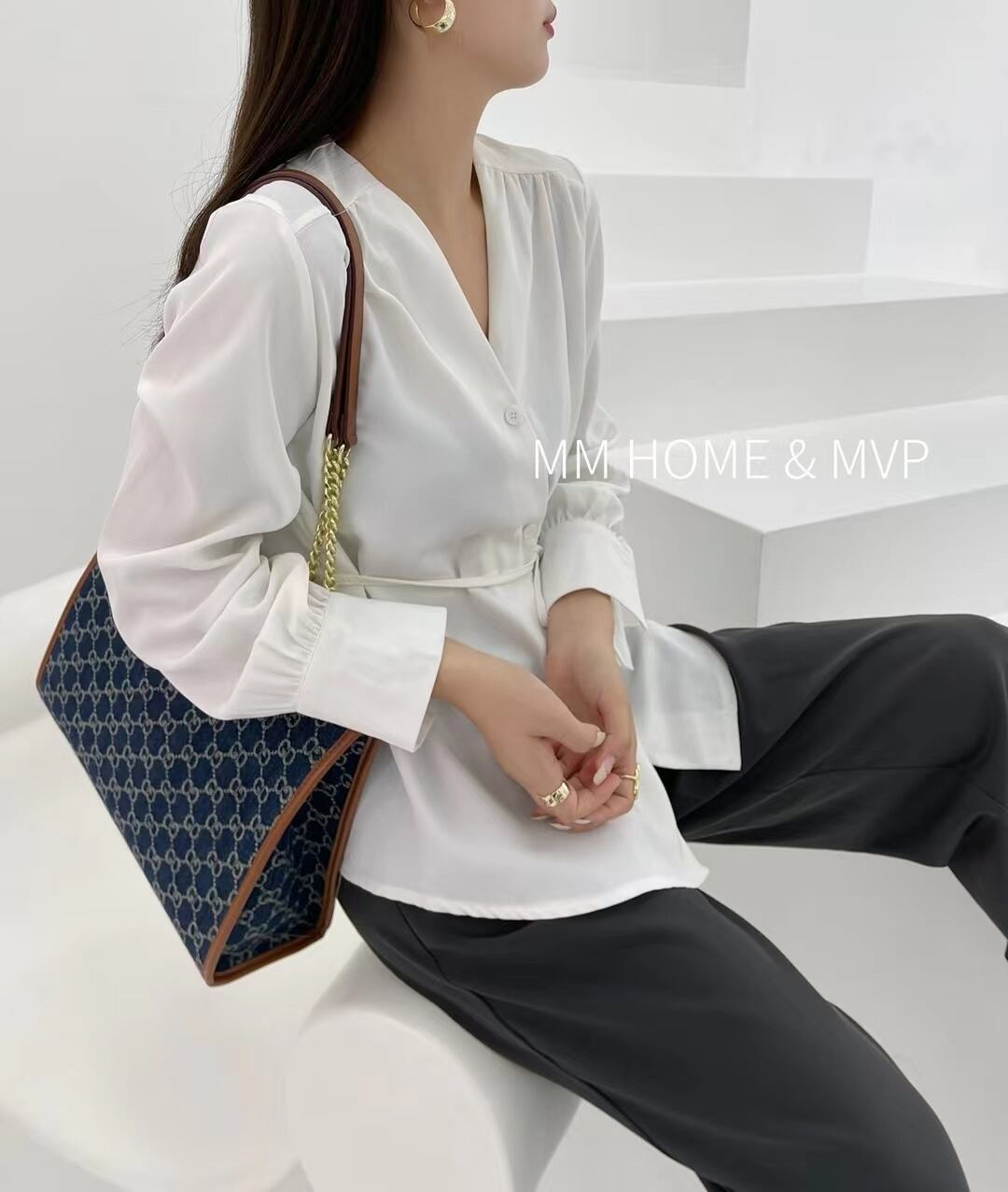 カシュクールブラウス　AJ42441-2082