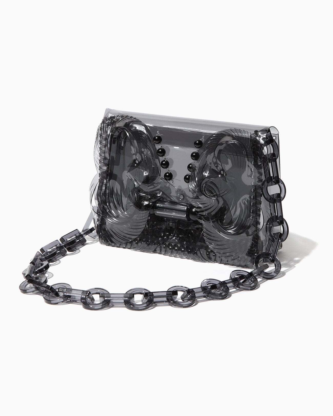 Mame Kurogouchi】Transparent Sculptural Mini Chain Bag MM-AC095
