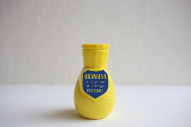 フランス アンティーク ヴィンテージ ORANGINA オランジーナ ミルクガラス ストロースタンド  N-02991
