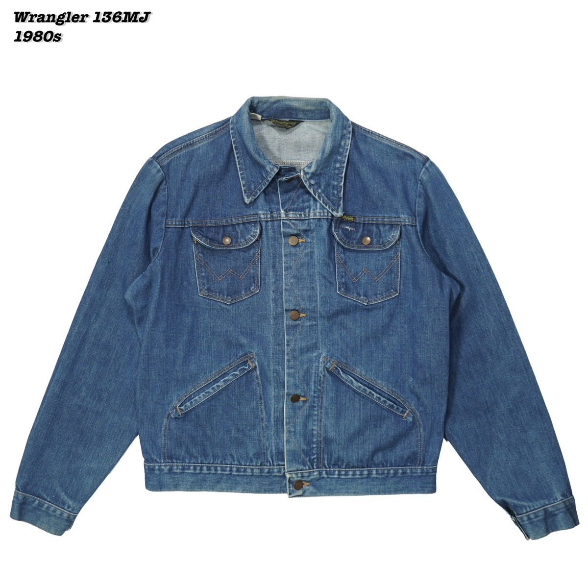 Wrangler 136MJ Denim Jacket 1980s JA25207 | Loki Vintage&Used