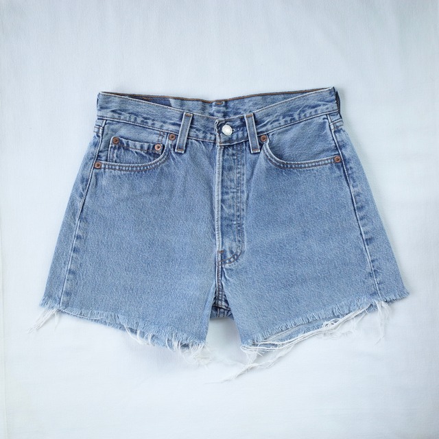 90s USA Levi's cut off denim short pants