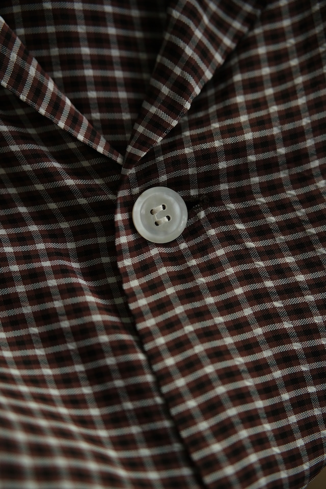 Utah/50's "WELDON CLUB LOUNGE" check shirt