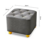 小さいスツール 無垢材 スツール 高さ23cm ５カラー ブルー ダークグレー コーヒー 家庭用 玄関椅子 靴用スツール コーヒーテーブル用スツール 大人用 子供用 小さなスツール リビングルーム用 ドア用スツール