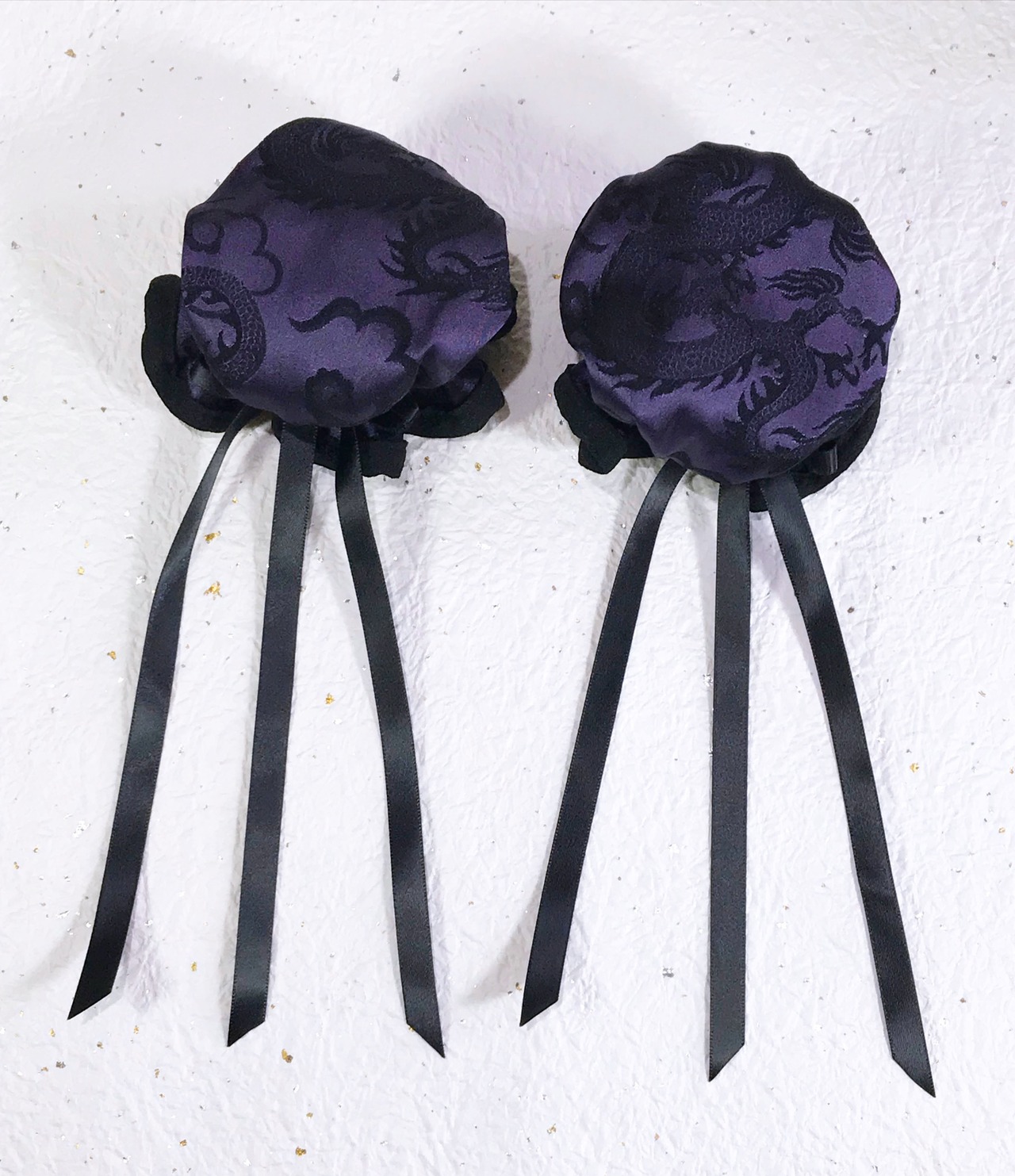 DRAGONお団子カバー(赤・紫・黒)