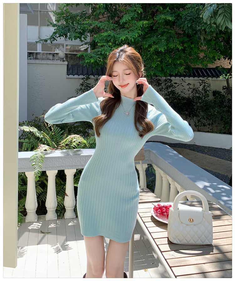 dress】ニットワンピース M25329 | nanastyle