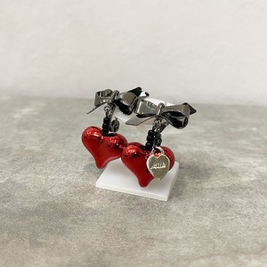 スチール kiss イヤリング【MILK】