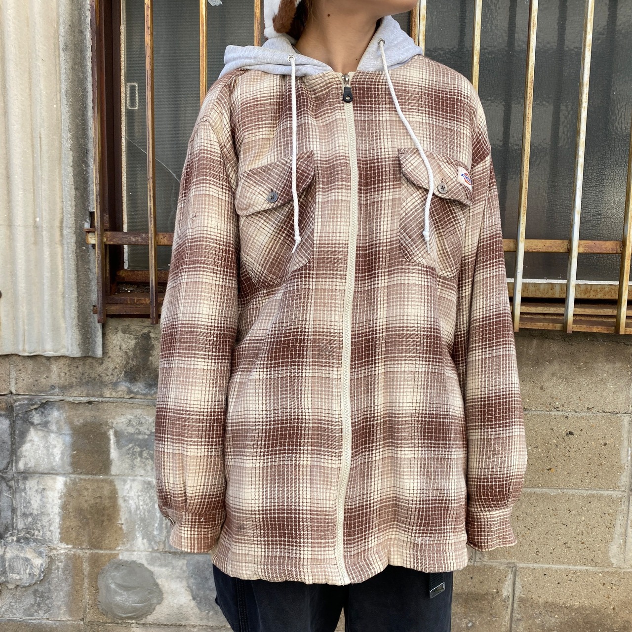 Dickies ディッキーズ キルティングライナー スウェットパーカー 