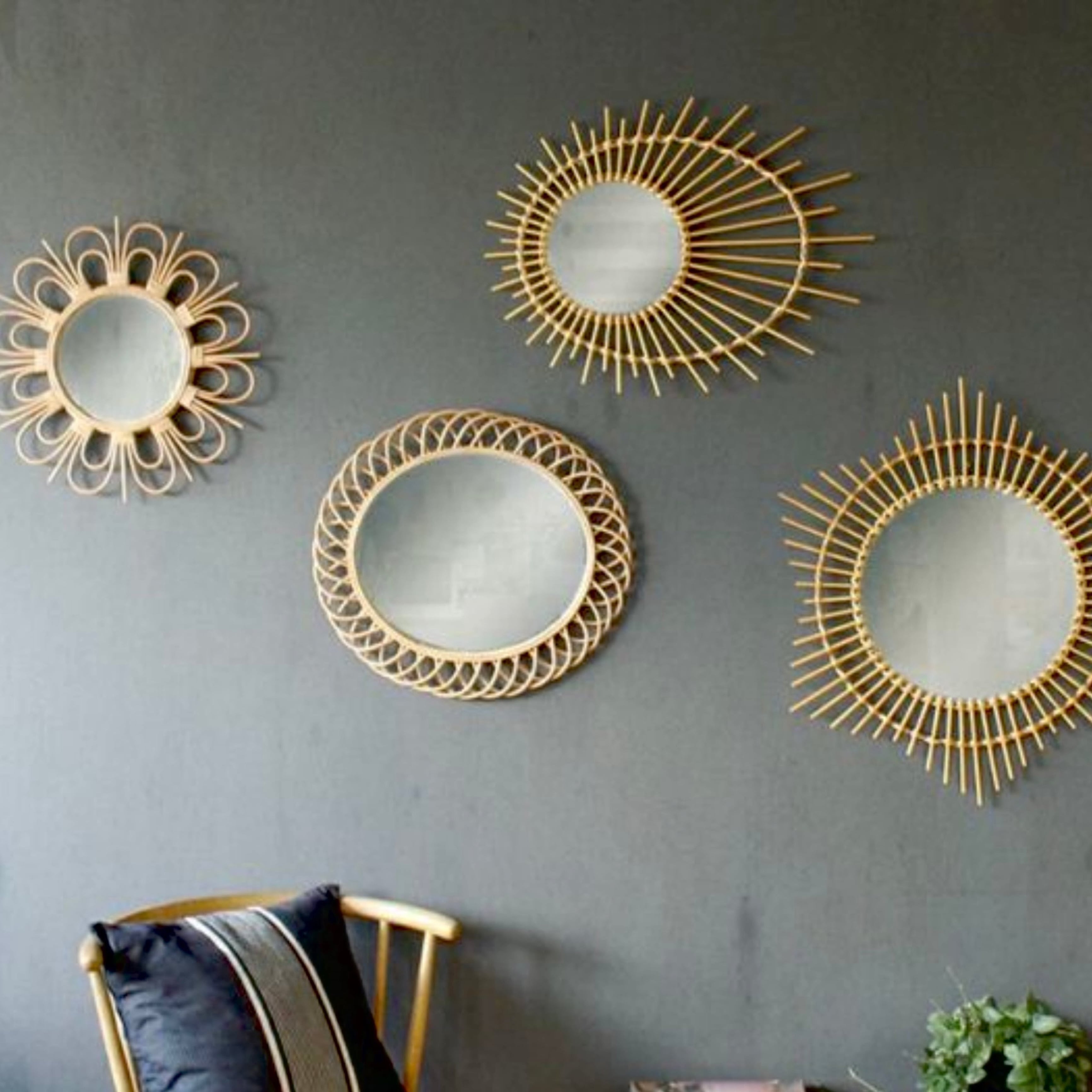 a.depeche ロッタ ラタンミラー S | Zakka so-la