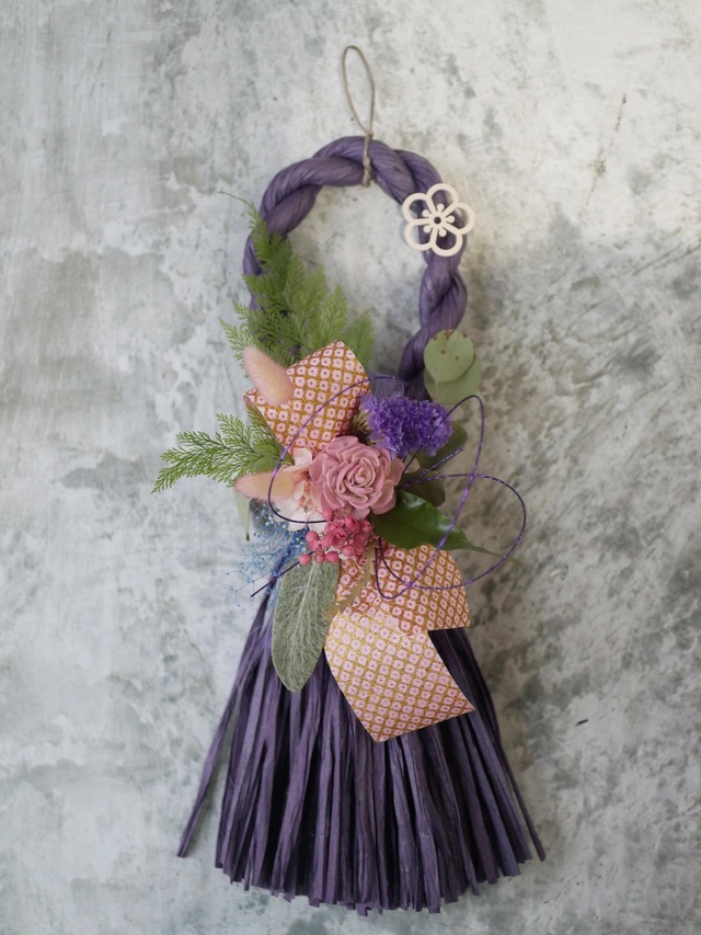 しめ縄リース⑤ 全て一点もの！