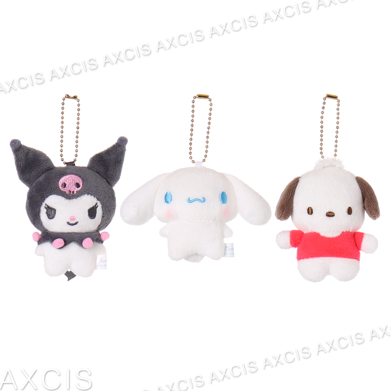 243351】サンリオキャラクターズ合皮チェックぬい付ショルダー 243351】サンリオキャラクターズ合皮チェックぬい付ショルダー