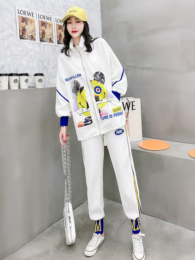 スプリングジャケット パンツ 大きめサイズ 春物 ミックスインファッション2139187534