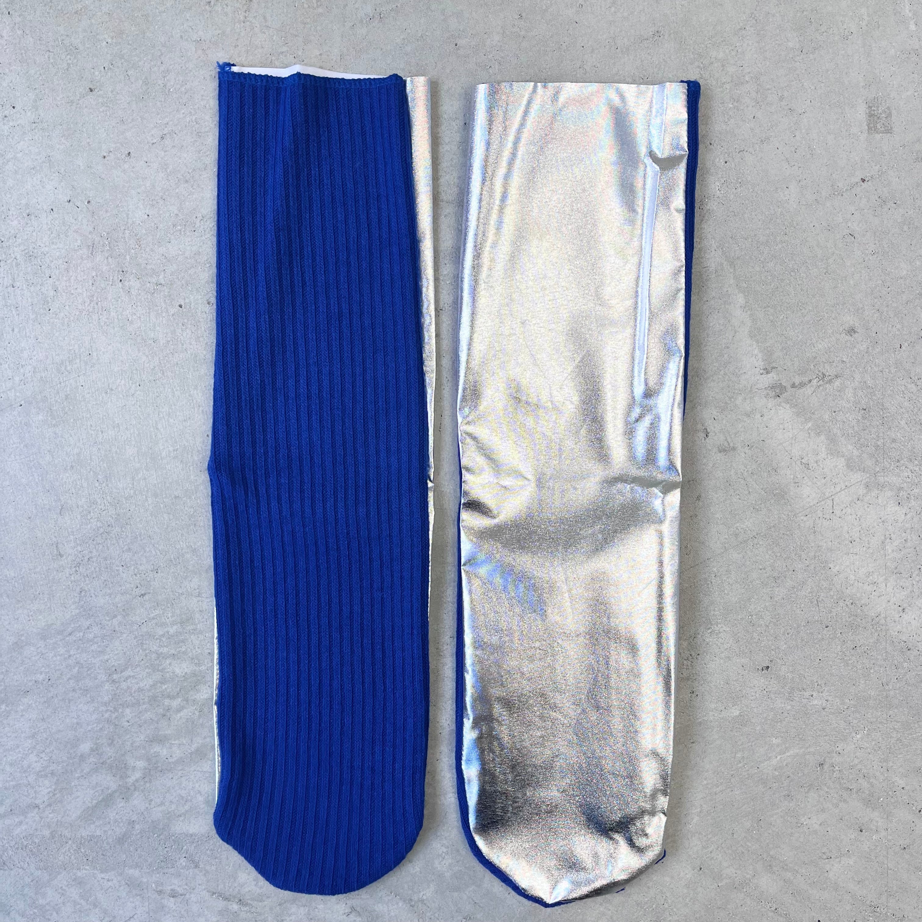 FAKUI / 【22−24cm】foil × rib  socks FK-168