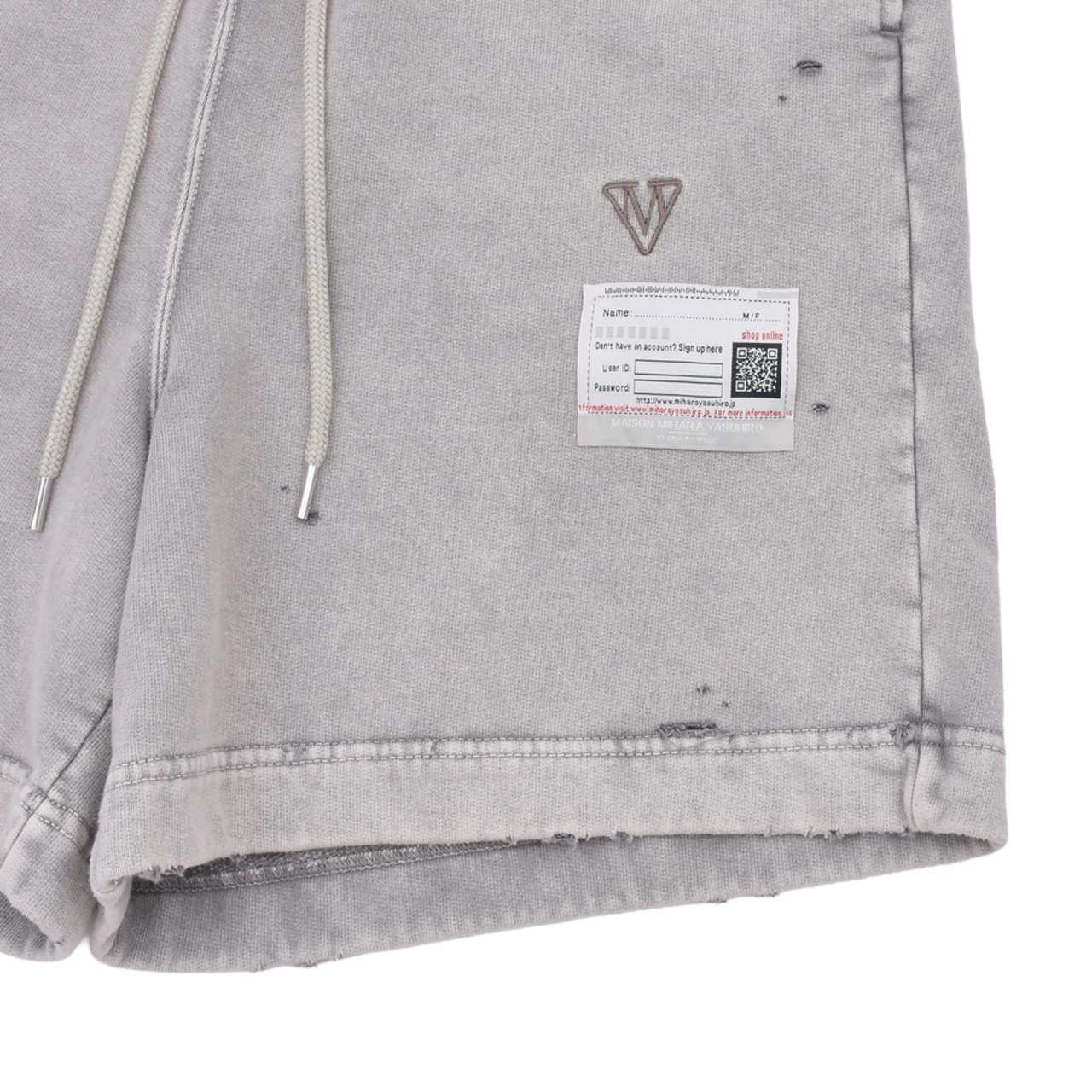 【Maison MIHARA YASUHIRO】BLEACHED SWEAT SHORTS - 5