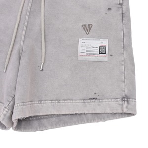 【Maison MIHARA YASUHIRO】BLEACHED SWEAT SHORTS