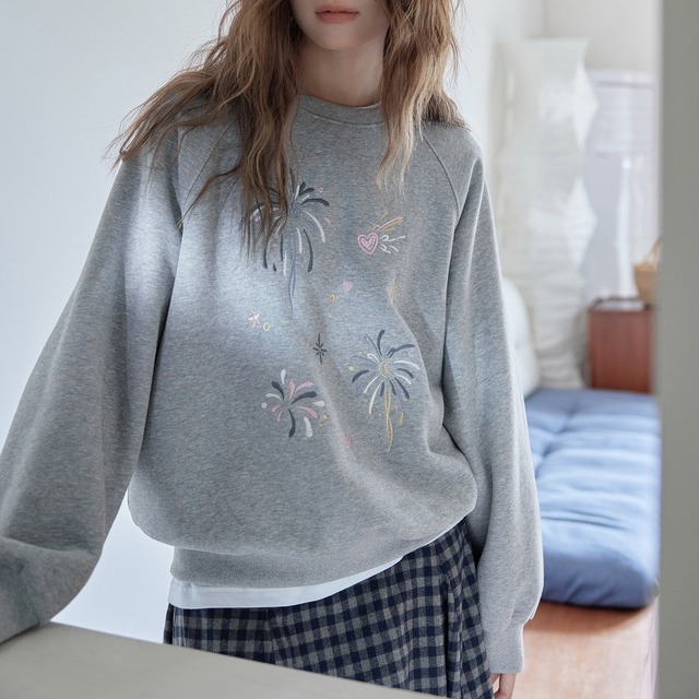 Fireworksエンブロイダリースウェット 0186