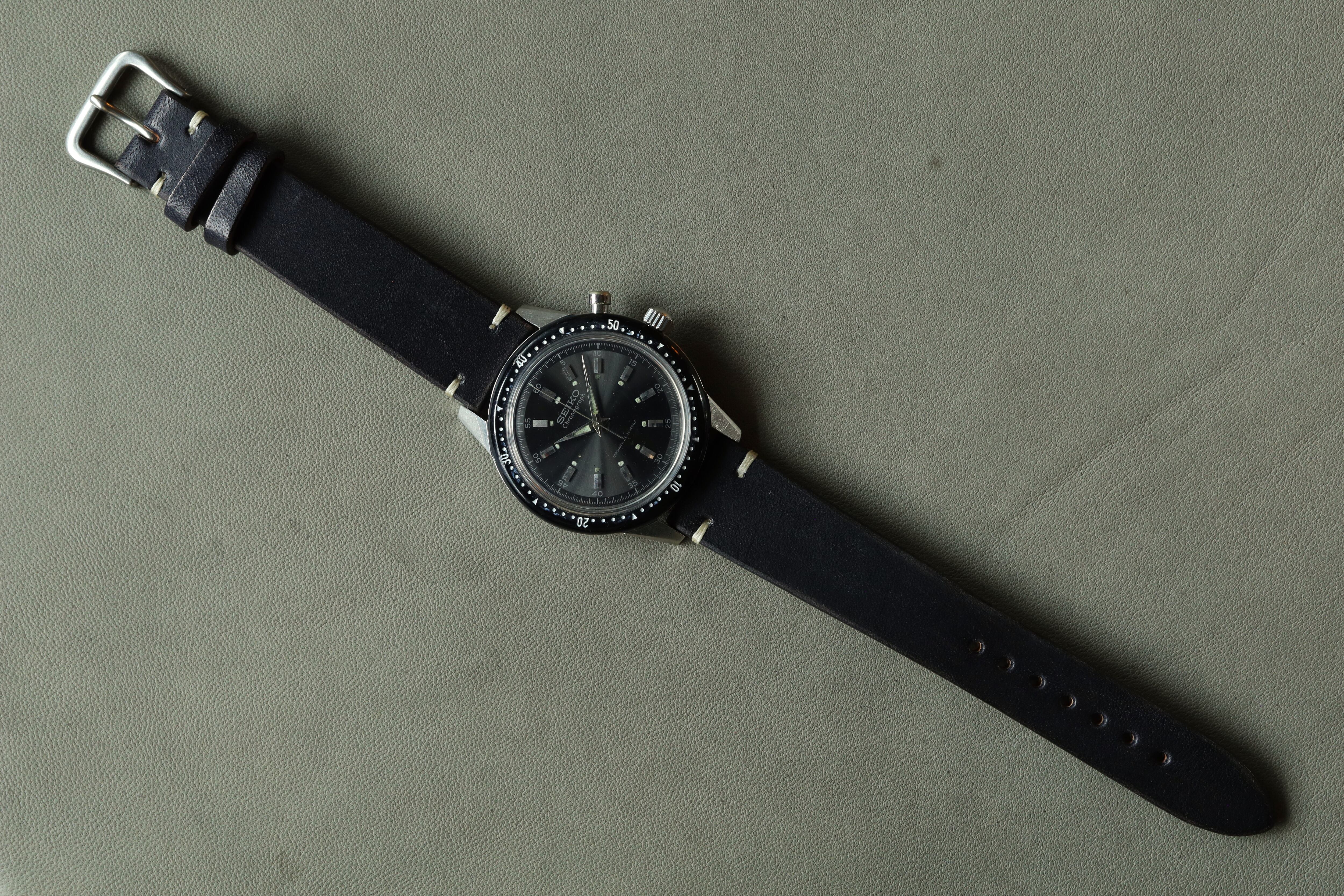 VASCO（ヴァスコ） ～ LEATHER WATCH BAND ～ Black | Amboy