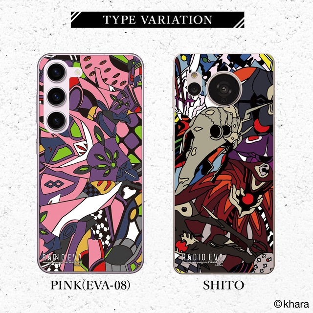 EVANGELION CLEAR MOBILE CASE (NAVY(Mark.6)Akiko Ban)