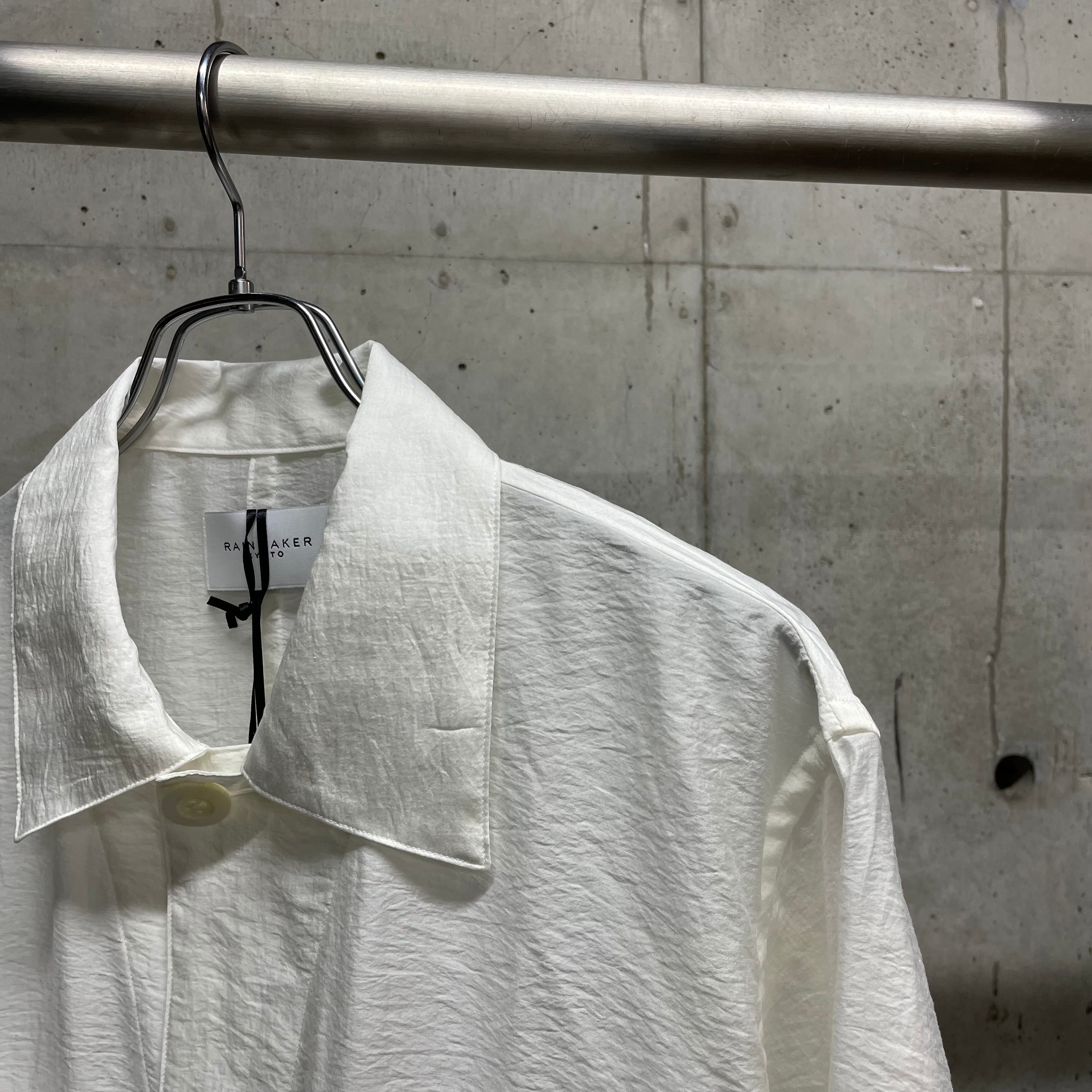 RAINMAKER】ETHEREAL WORK SHIRT_WHITE | marfa store