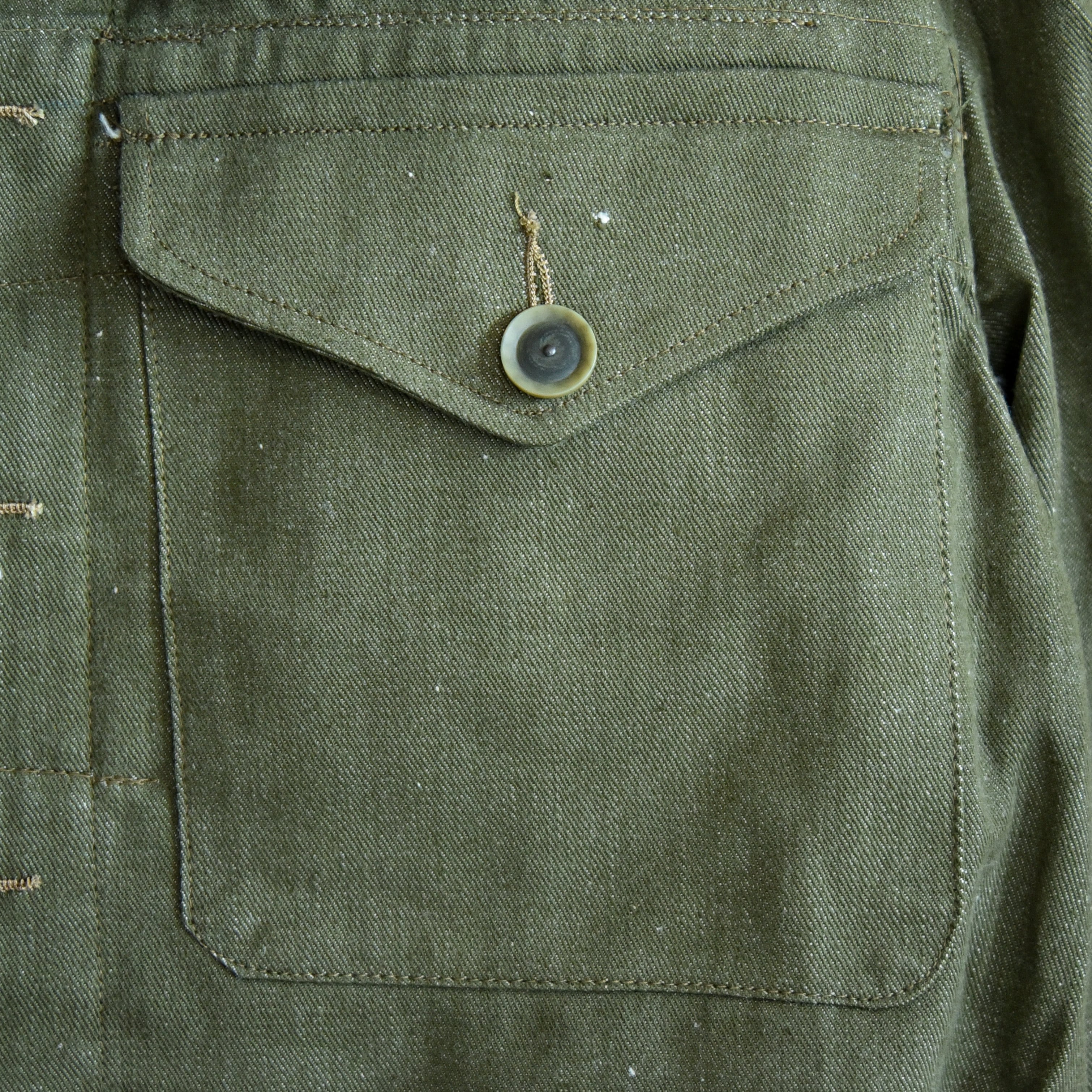 DEAD STOCKs British Army Green Denim Battle Dress Jacket