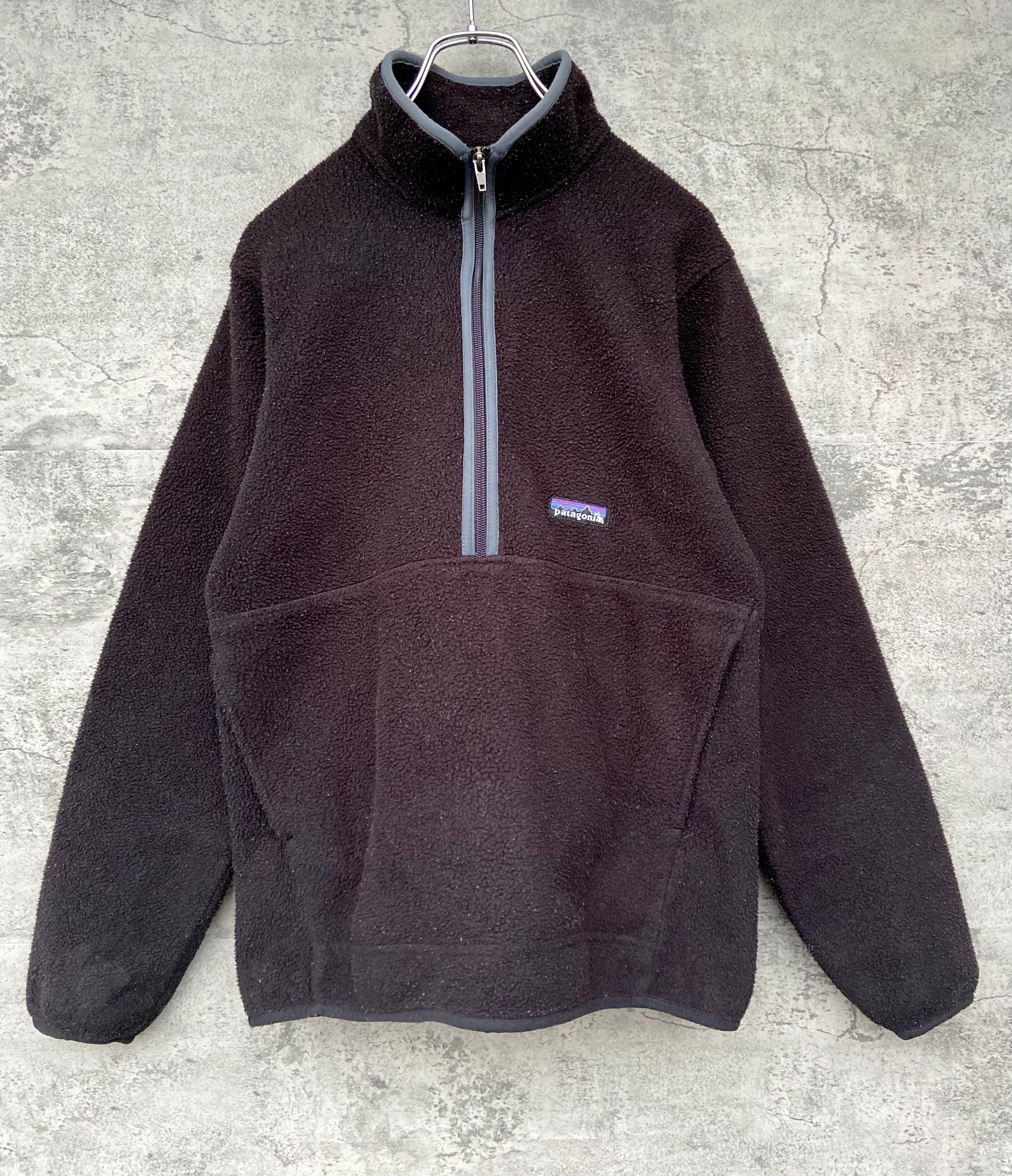 Patagonia パタゴニア シンチラ フリース 黒 ハーフジップ | 【古着