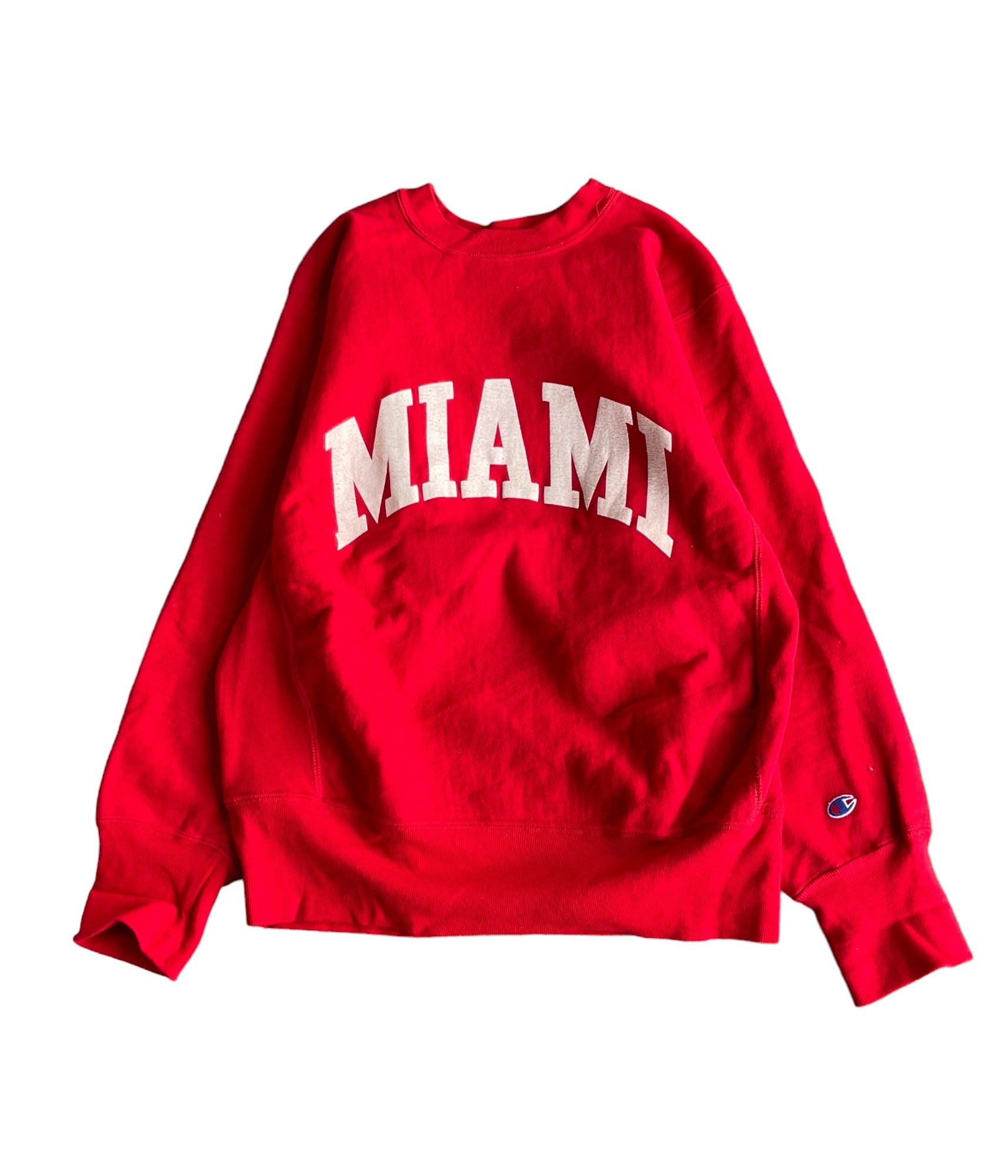 Vintage 80s M Champion reverse weave sweatshirt -MIAMI- | BEGGARS 