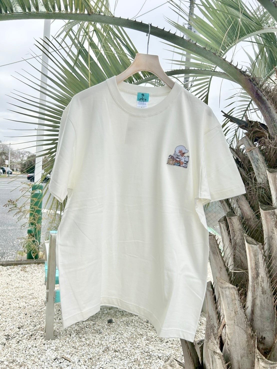 【mapuaコラボ】ワンポイント刺繍ワッペンTシャツ(Lani) ¥4,500(4,950)
