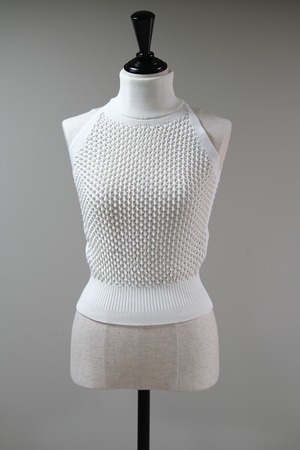 【CFCL】LATTICE TOP 2 - white