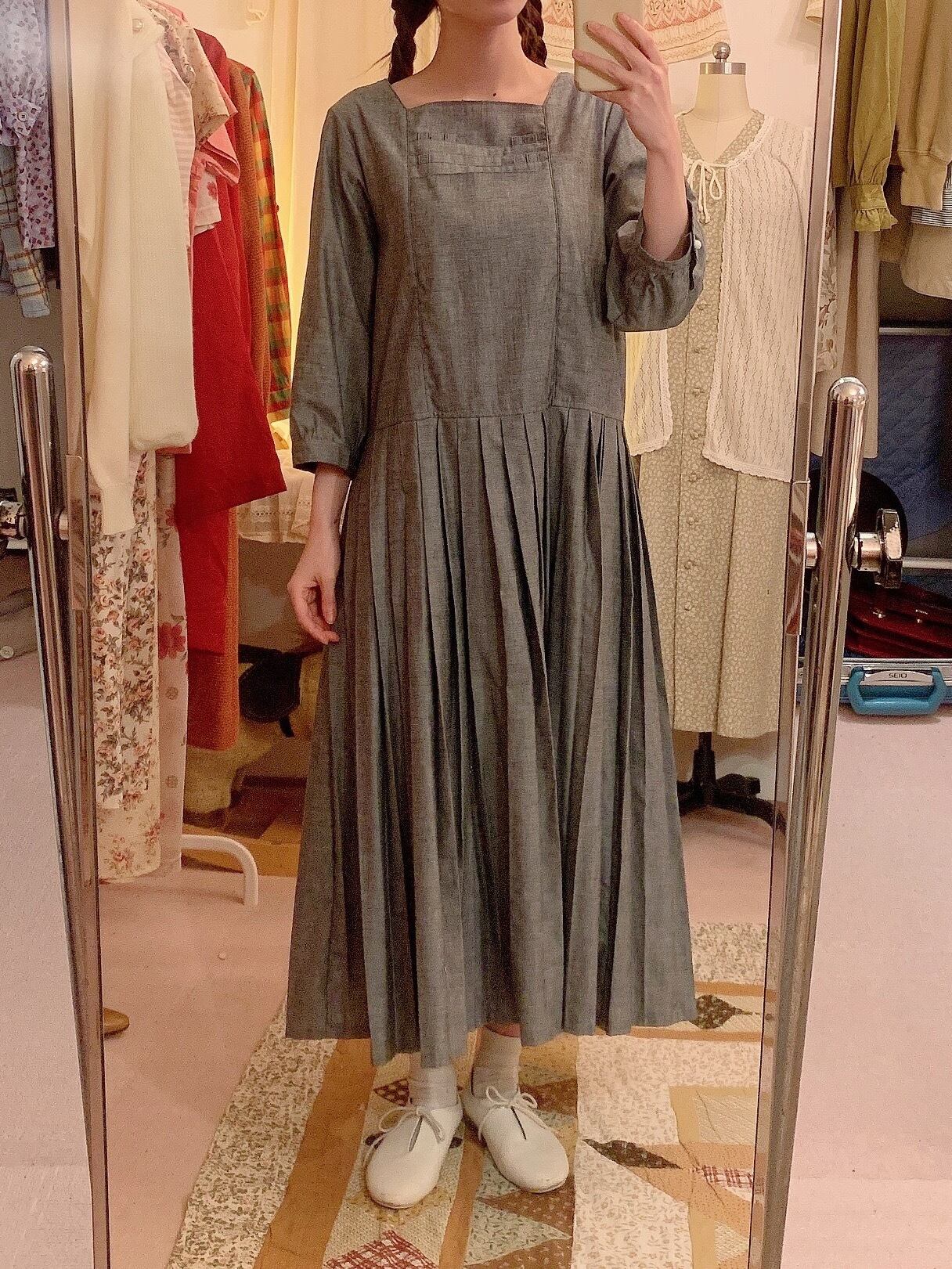 original / brand new sailor one-piece / gray