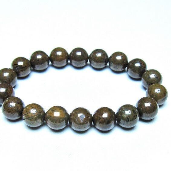 コンドライト ブレスレット サハラNWA869 隕石 11mm 一点物 199-849