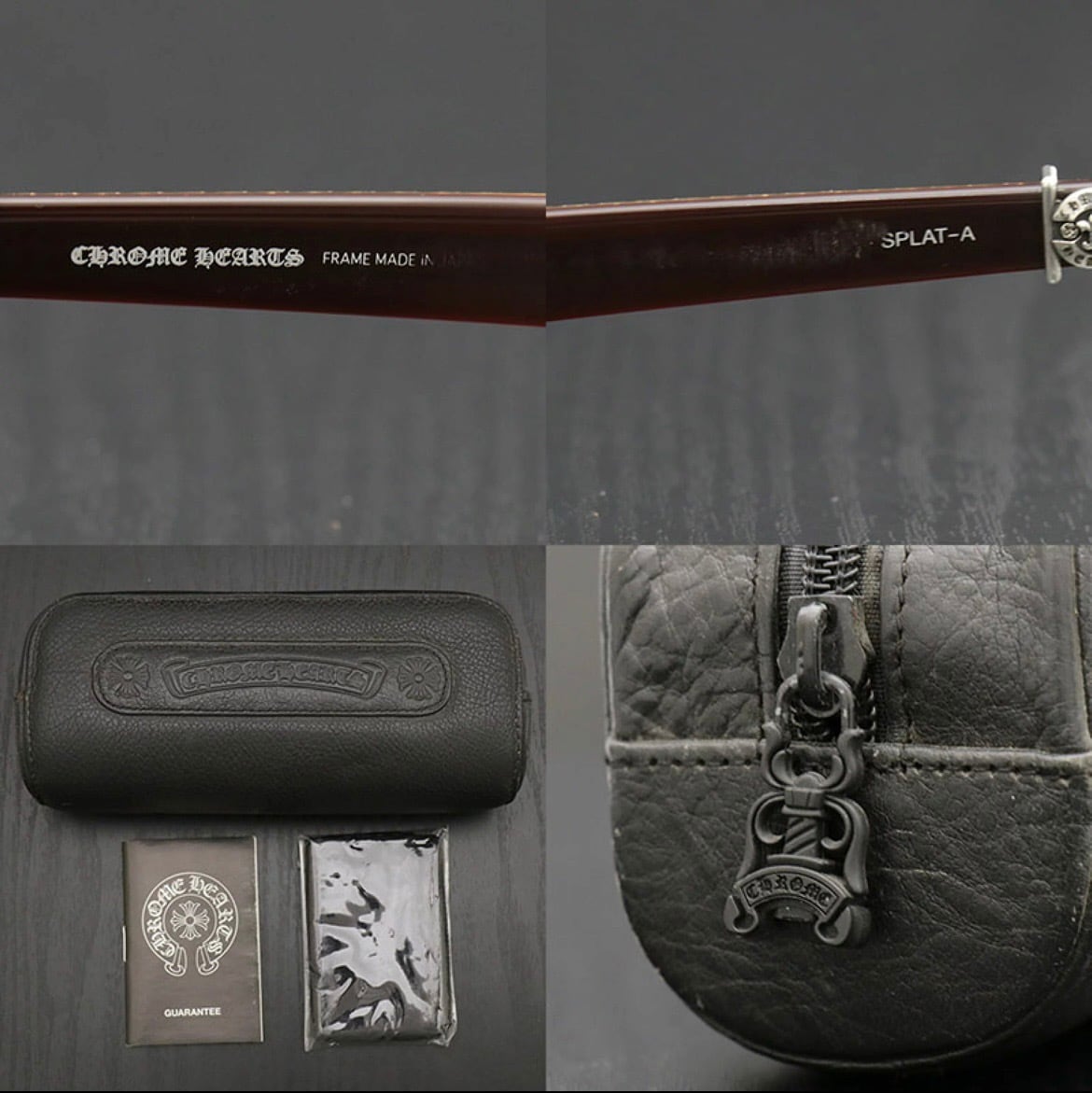 CHROME HEARTS クロムハーツ 伊達メガネ 眼鏡 SPLAT-A BSフレア