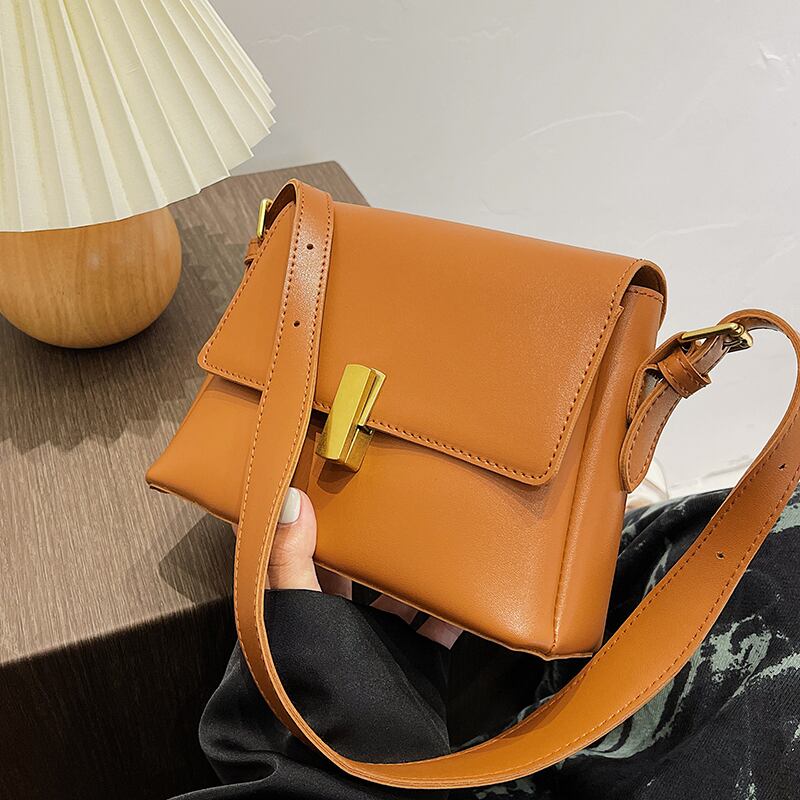 オータムウィンタースタンダード レトロ 秋物 冬物 スクウェア メッセンジャーバッグ 手作りハンドバック28858806151