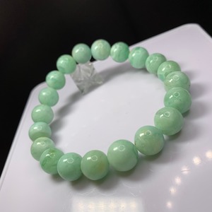 f85フローライト×クォーツ✩ミルキーグリーンフローライトブレスレット