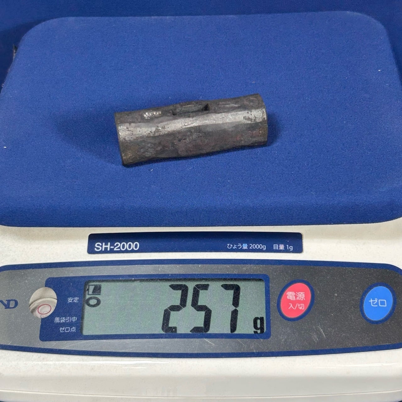 【特価】道心斎正行　鋼付玄翁　千代鶴型　100匁 完売>道心斎正行作 千代鶴型 玄能 火造り仕上〈80匁/317g〉 | 利作